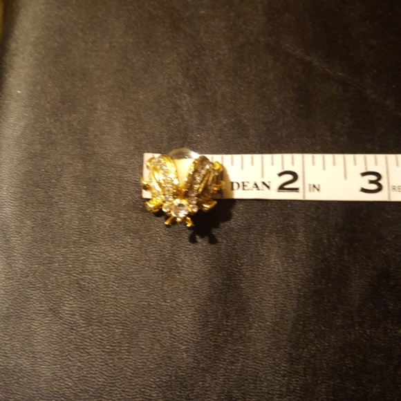 Vintage Crystal Lady Bug Brooch - Picture 6 of 6